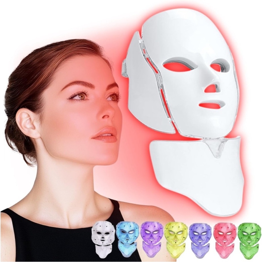 LED Light Therapy Mask - White